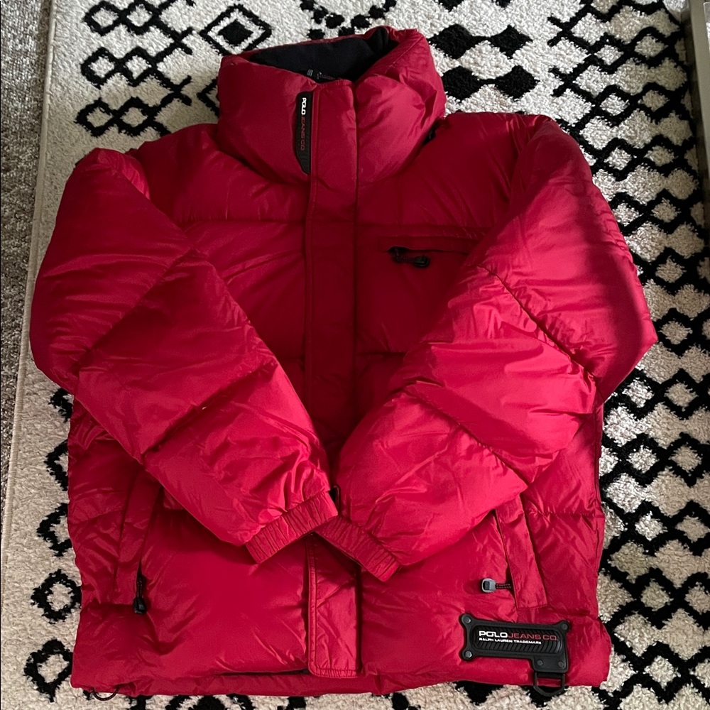 Polo Ralph Lauren Red Puffer Jacket